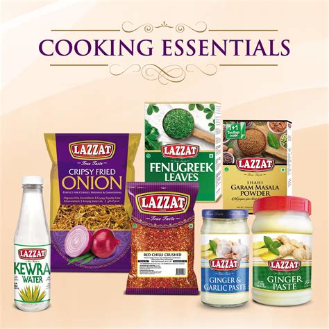 Cooking Essentials Lazzat Foods True Taste