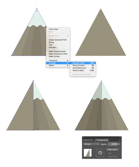How To Create A Mountain Landscape In Flat Style In Adobe Illustrator