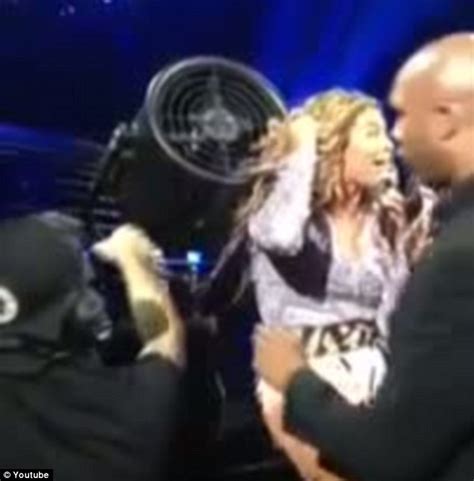 Beyonce Hair Caught In Fan 