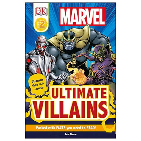 Marvels Ultimate Villains Dk Readers 2 Hardcover Book
