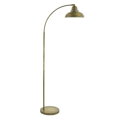 Amazing gallery of interior design and decorating ideas of arc floor lamp in bedrooms, living rooms, dens/libraries/offices, nurseries, media rooms by elite interior designers. Wide Arc Floor Lamp in Weathered Brass Finish, Retro Style, Adjustable