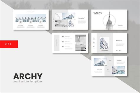 Archy Architecture Powerpoint Template By Naulicrea On Envato