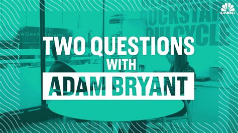 cnbc make it launches two questions with adam bryant talking biz news