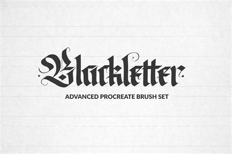 Melboure Webdesign Land Top 10 Blackletter Calligraphy Brushes For