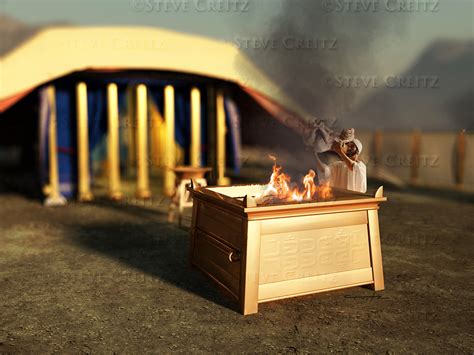 Sanctuary Altar Of Sacrifice With Priest Hd — Creitz Illustration Studio