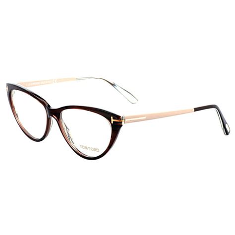 Tom Ford Tf5354 050 Havanabeige Womens Cat Eye Eyeglasses