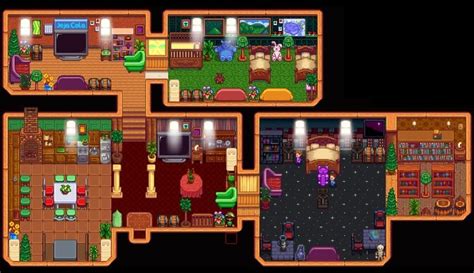 You can place campfires under chairs in your house for subtle lighting that doesn't take up space. 8 best Stardew Valley - Interior Decorating for Buildings images on Pinterest | Nerd, Entrance ...