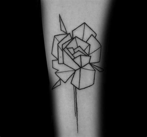 Maybe you would like to learn more about one of these? 40 Geometric Rose Tattoo Designs For Men - Flower Ink ...