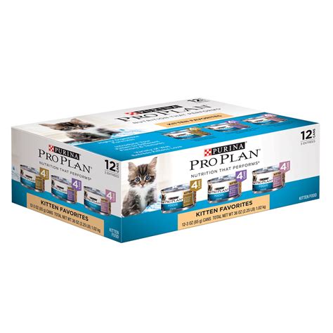 The 82 reviewed wet foods scored on average 5 / 10 paws, making purina pro plan a significantly below average wet cat food brand when compared against all other wet food manufacturer's products. Purina Pro Plan Focus Kitten Food - Variety Pack, 12ct ...