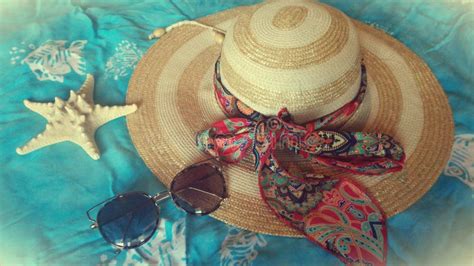 Girly Stuff For Beach And Relax Stock Photo Image Of Reading