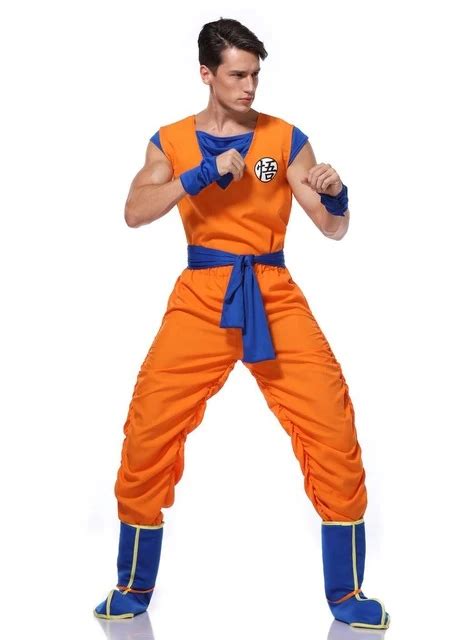 Dragon Ball Z Son Gokus Training Suit Set Cosplay Costume Goku