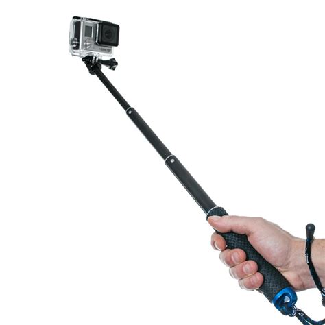 Aluminum Extendable Selfie Stick Monopod For Gopro Hero 4 3 3 2 Sj4000 Sj5000 Sj6000 Xiao Mi Yi