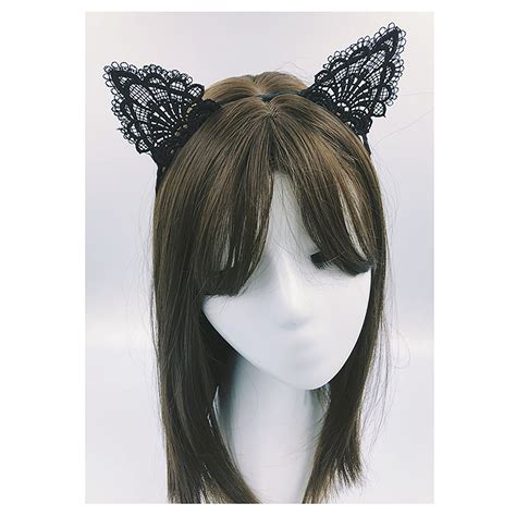 Lace Cat Ear Headband Cat Ear Metal Headband Cat Ear Hair Etsy