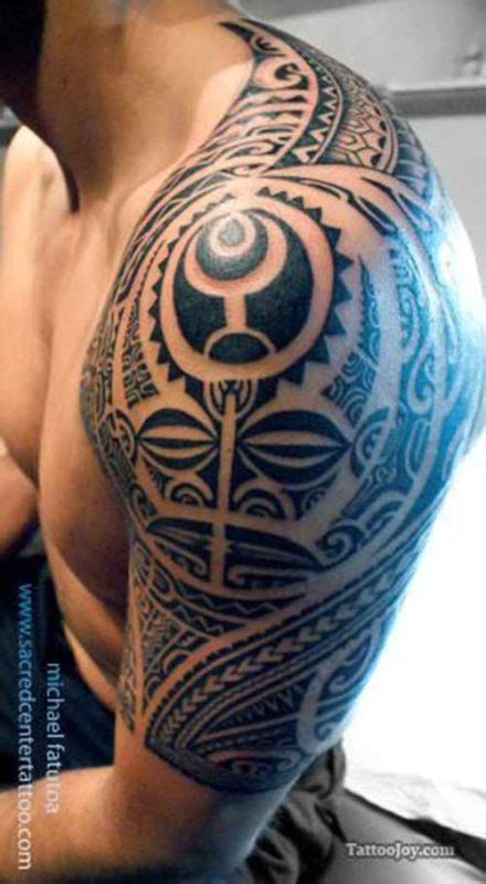 57 Fantastic Maori Shoulder Tattoos