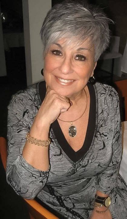 pin by rosy rodriguez on beautiful older women priceless invaluable short grey hair hair