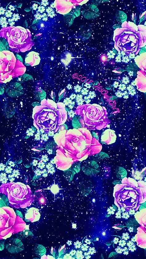 Galaxy Flower Wallpapers Wallpaper Cave