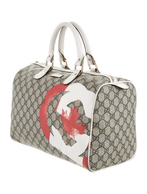 Gucci Canadian Flag Joy Boston Bag - Handbags - GUC67825 | The RealReal