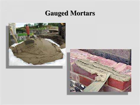 Building Construction Material Mortars And Plasters Powerpoint