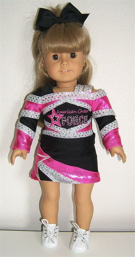 Custom Detailed 18 Doll Cheer Miniature Uniform Set Etsy Doll Clothes American Girl Girl