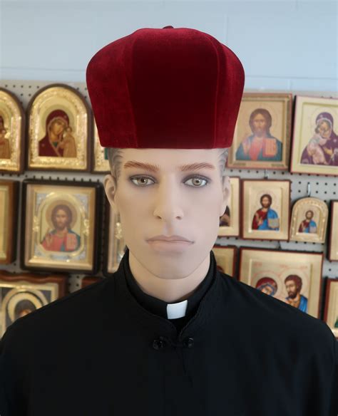 Kovpak Hat In Red Byzantine Church Supplies