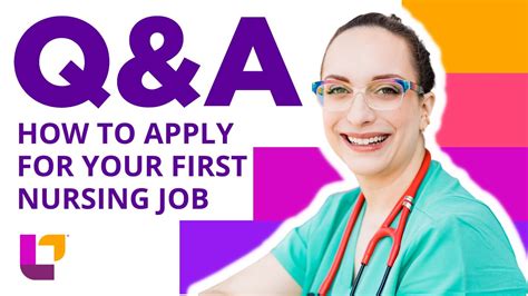 How To Apply For Your First Nursing Job Free Office Hours