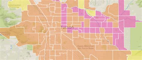 Map Vote Breakdown By Precinct In Democratic Primary For Tucson Mayor