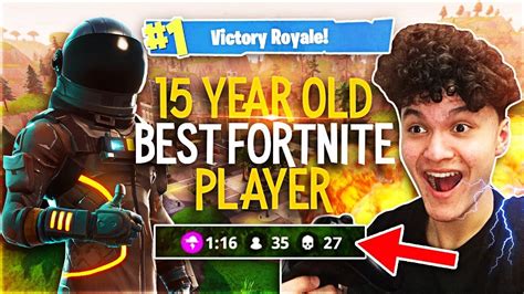 :d📺 watch me live at. This 15 Year Old Kid Is The BEST Fortnite Player In The ...