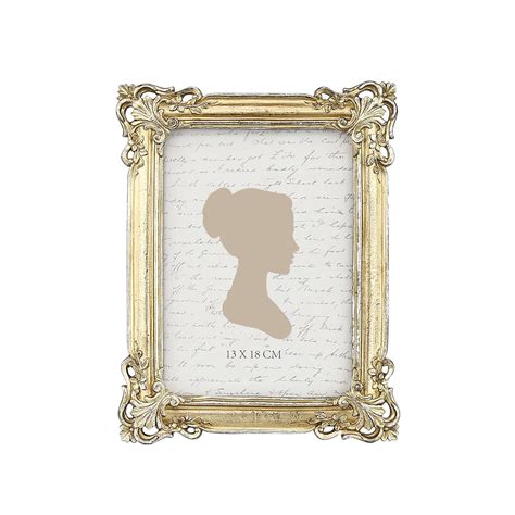 Sunlit Vintage Picture Frame 5x7 Inch Luxury Antique Photo Frames With Glass Front Photo