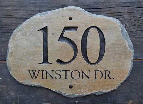 The Best Shape and Style of Address Plaques for Homes that You Must ...