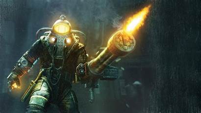 Bioshock Daddy Rapture Px Sea Games Wallpapers