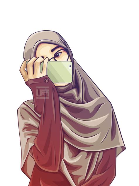 Gambar tersebut bisa anda download langsung, caranya silahkan klik pada. 22 Inspirasi Muslimah Kartun Keren - Ragam Muslim
