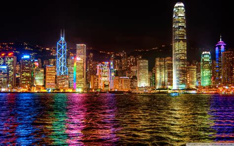 Maybe you would like to learn more about one of these? A Symphony of Lights Hong Kong Ultra HD Desktop Background ...