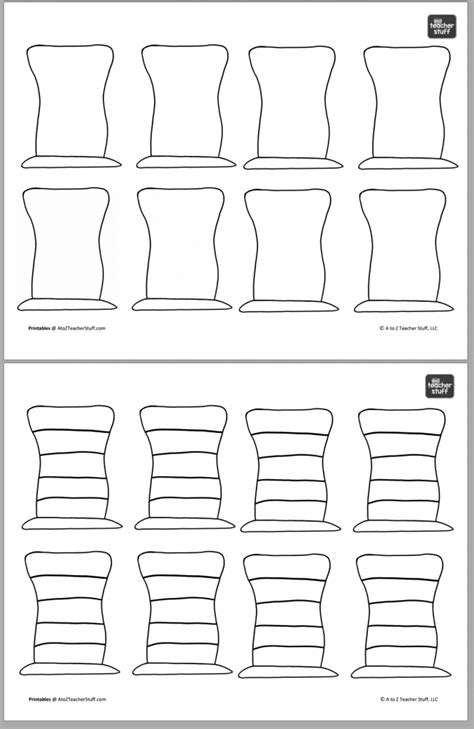 Seuss activities for the wonderful cat in the hat. Hat Printables for Dr. Seuss, Cat in the Hat, or Just Hats! | A to Z Teacher Stuff Printable ...