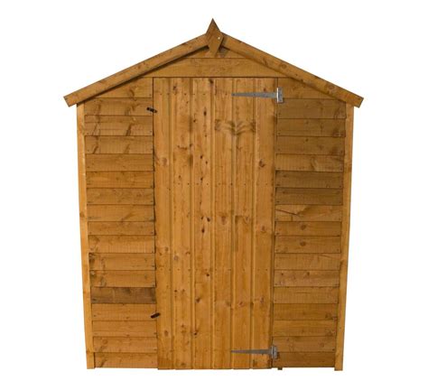 7x5 Wooden Garden Shed Single Door Apex Windowless Storage Sheds 7ft X