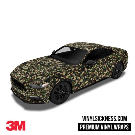 Military Digital Camo Wrap Car Truck Vinyl Wraps Vs