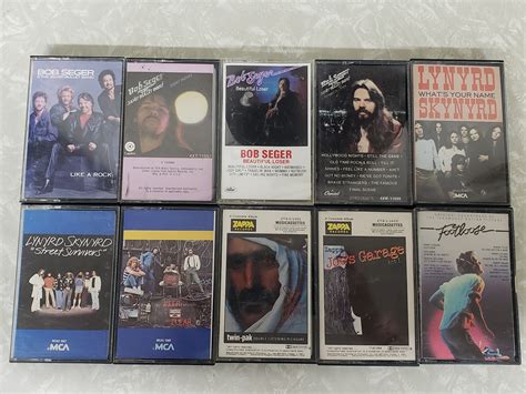 classic rock cassette tapes etsy