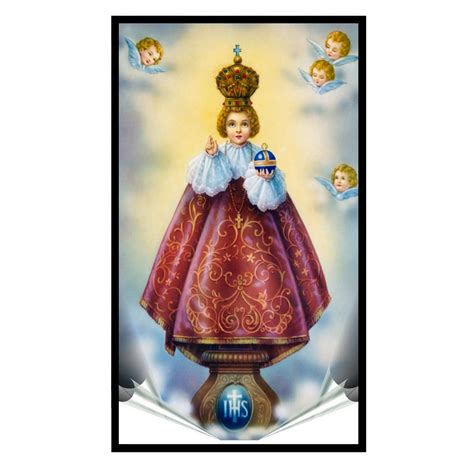 Infant Of Prague Powerful Novena Laminated Holy Card Prayer Card