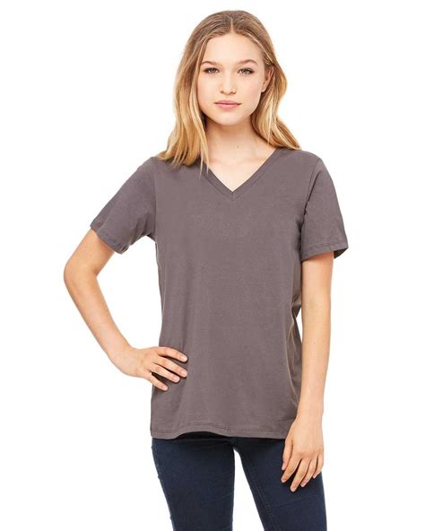 All designs available in various styles, sizes, & colors. Bella + Canvas 6405 Ladies' Relaxed Jersey Short-Sleeve V ...