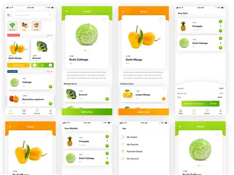 Grocery Ecommerce App Ui Kit Search By Muzli