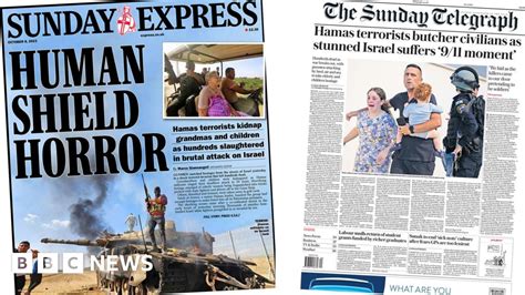 Newspaper Headlines Human Shield Horror And Israel S Moment