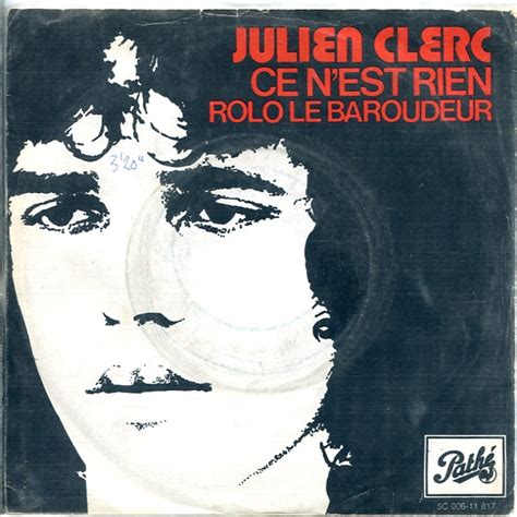 Julien Clerc Ce N'est Rien Album : Ce N'est Rien - Julien Clerc mp3 buy