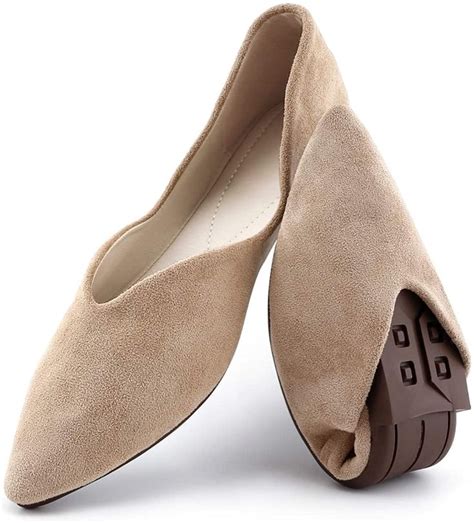 Womens Ballet Flat Comfortable Mesh Dress Shoes Foldable Flats Shoes