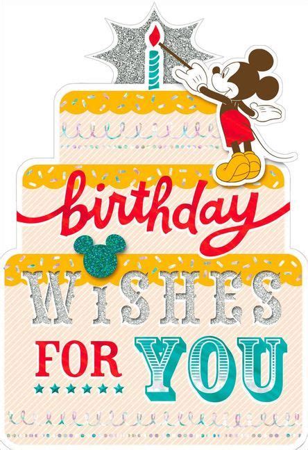 Mickey Mouse Birthday Card Quotes Shortquotescc