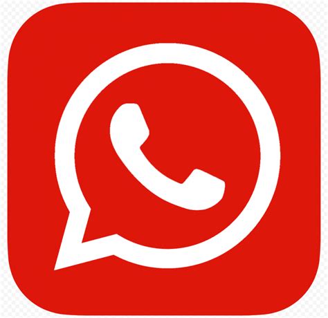 Hd Dark Red Whatsapp Wa Whats App Official Logo Icon Png Citypng