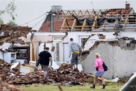 Rare Tornado Kills Five People Injures More Than 100 And Destroys Parts Of Towns In Czech