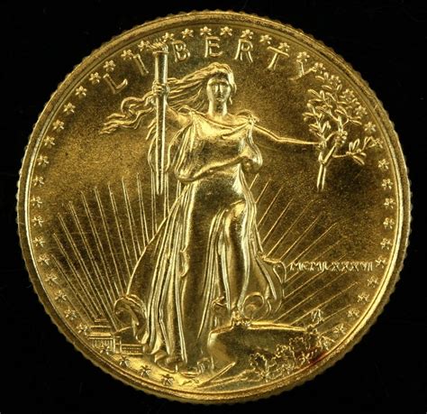 1986 American Eagle Five Dollar 110 Oz Fine Gold Bullion Coin Gold