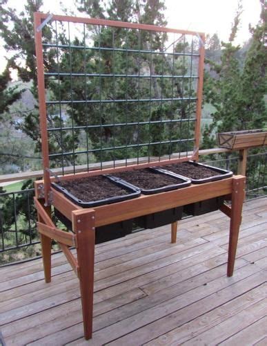 Elevated do it yourself elevated raised garden bed plans. Waist-High Raised-Bed Garden Planter, 67" x 34" - PDF CONSTRUCTION PLANS | Tall raised garden ...