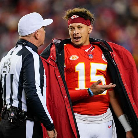 Headlines Patrick Mahomes Agrees To Pay A Fee For His Angry Outbursts