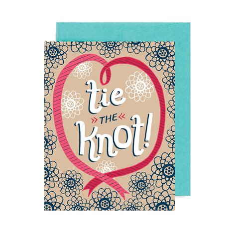 Tie The Knot Card By Allison Cole Badge Bomb Wholesale