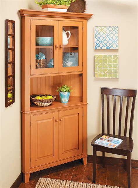 Classic Corner Cabinet Woodworking Project Woodsmith Plans
